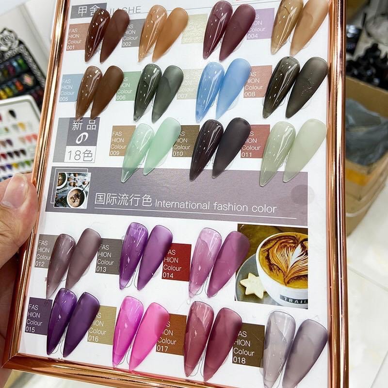 Sơn gel thạch Jnailsay sơn móng tay chân đặc bền màu