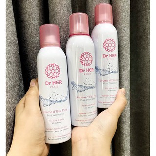 Xịt khoáng cấp ẩm Dr Her Paris 150ml (tặng kèm nước tẩy trang)