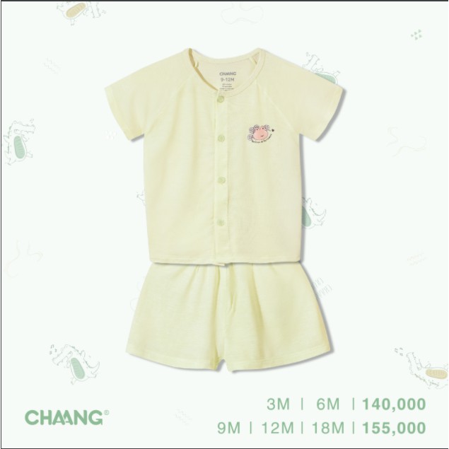 Bộ cộc cúc giữa CHAANG cho bé Lake xanh chuối