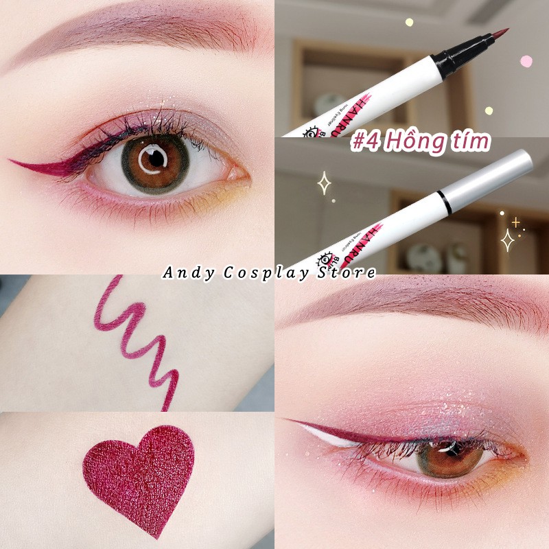 [CÓ SẴN] Eyeliner bút kẻ mắt các màu HANRU