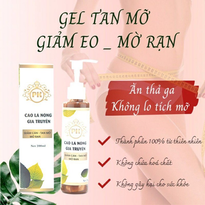 Cao Lá Nóng Gia Truyền Tan Mỡ Mờ Rạn Da Chai 200g – Cochi715