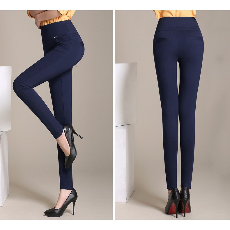 Hàng nhập cao cấp - Quần legging cạp cao-Video + Sẵn hàng] Quần legging nữ lưng thun cao cấp QL-201i