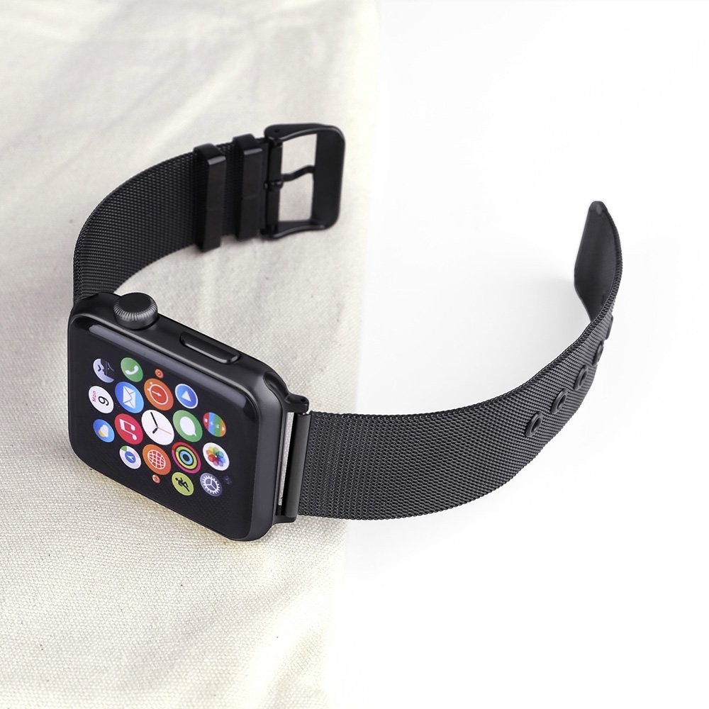 Dây đeo đồng hồ thông minh milanese thép không gỉ thích hợp cho Apple iWatch 6/ 5/ 4/ 3/ 2/ 1/ SE 38mm 40mm 42mm 44mm