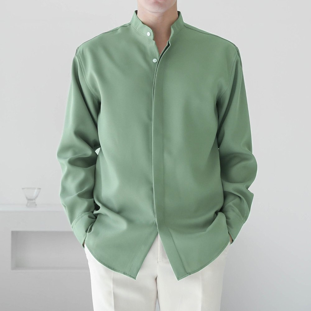 Áo sơ mi nam Double'D chất lụa vải mềm mịn SML03 | BigBuy360 - bigbuy360.vn