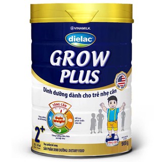 Dielac Grow Plus 2+ (Màu xanh) - 900g mẫu mới
