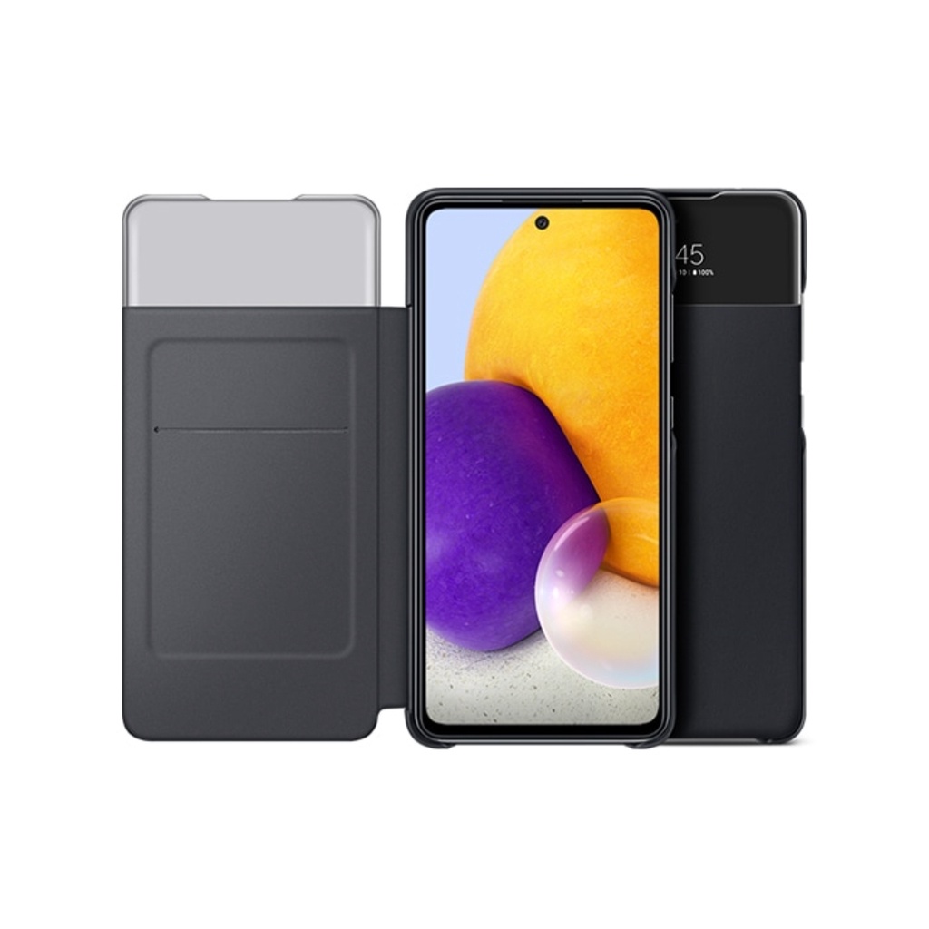Bao Da Samsung Galaxy A72 Smart S View Wallet Cover - Hàng Chính Hãng Nguyên Seal