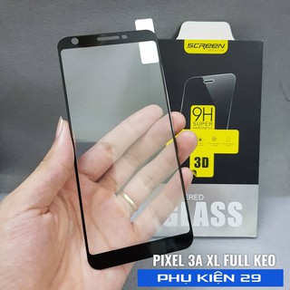 [Google Pixel 3A XL/ 3AXL] Kính cường lực FULL màn FULL keo Glass Pro+ 9H
