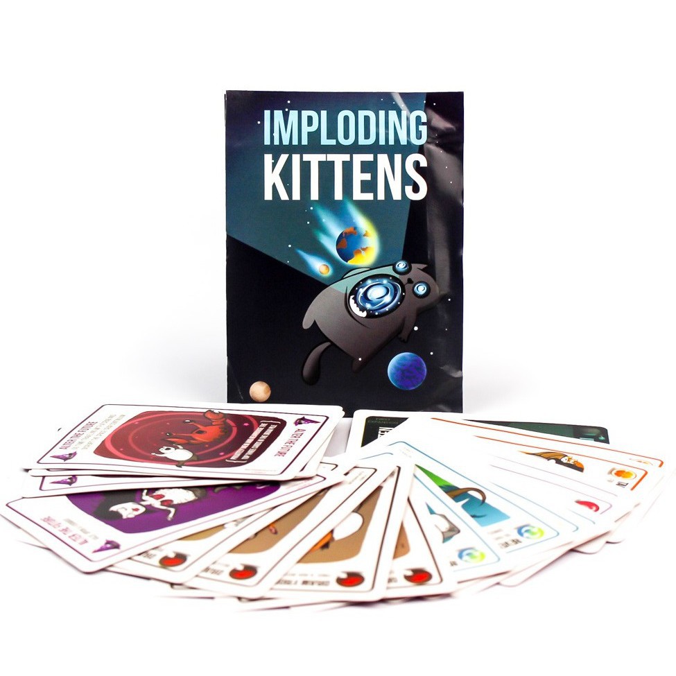 KingdomToys - Trò chơi Board Game BG1014 Mèo nổ Bản Mở Rộng #3 Imploding Kittens Tomcityvn