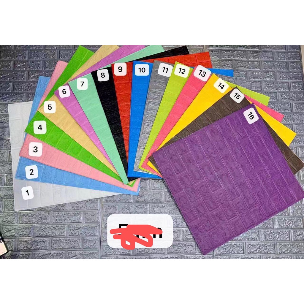 combo xốp dán tường 110 tấm hồng gxy 4mm
