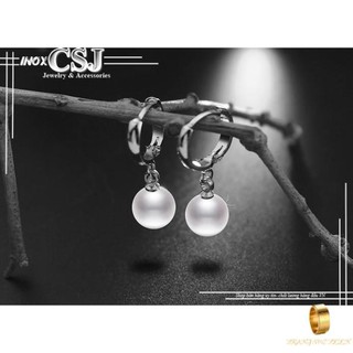 Bông tai khoen tròn rớt ngọc bt021