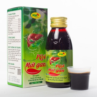Siro Mát Gan PQA  Mát Gan Thanh Nhiệt Giải Độc, Tăng Cường Chức Năng Gan Hộp 125ml - thuocnampqa.vn