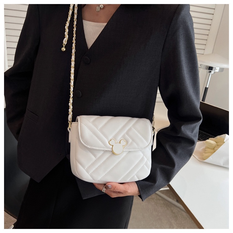 IELGY Fashion Simple Versatile Ladies Chain Crossbody Shoulder Bag