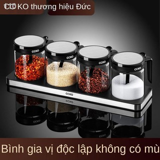 ABộ hộp đựng gia vị CCKO Hũ gia vị Hũ muối gia vị Kết hợp gia vị Hộp đựng gia vị Hộp đựng muối Bột ngọt Nhà bếp