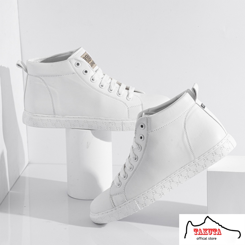Giày nam thể thao sneaker TAKUTA trắng đẹp cho học sinh đi học đi làm cao cấp Mã MTL