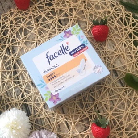 Tampon - Băng Vệ Sinh Tampon Facelle Đủ Size Hàng Đức