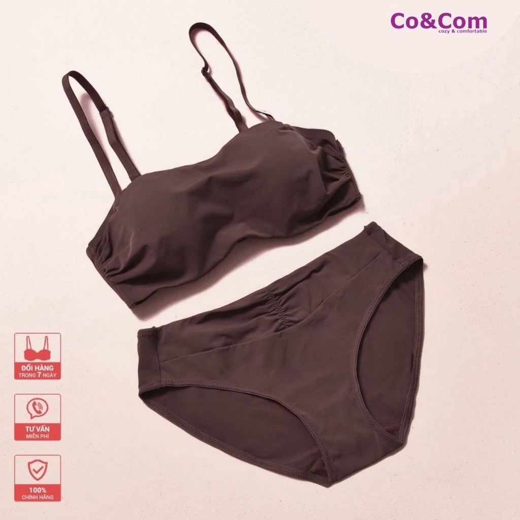 Bộ Đồ Lót Nữ Đúc Su Cao Cấp, Set Nội Y Sexy Co&Com BAN079N Chất Mềm Mát Co Giãn Thoải Mái | WebRaoVat - webraovat.net.vn