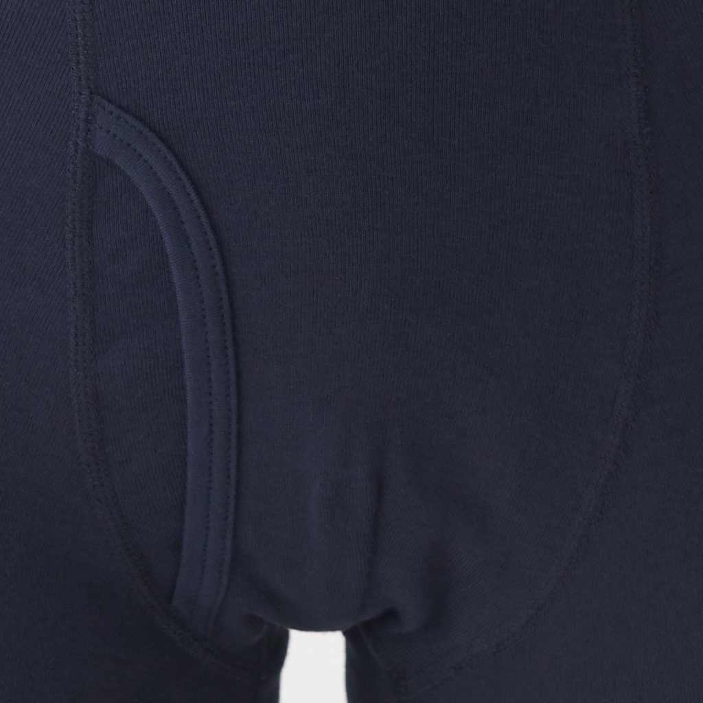 Muji Quần Lót Boxer Briefs Front Open Vải Cotton