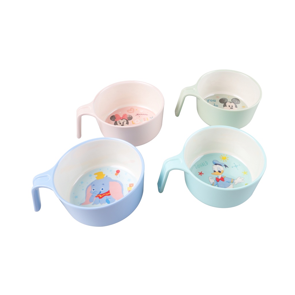 Chén Melamine có tay cầm cho bé in hình ảnh hoạt hình Disney xinh xắn