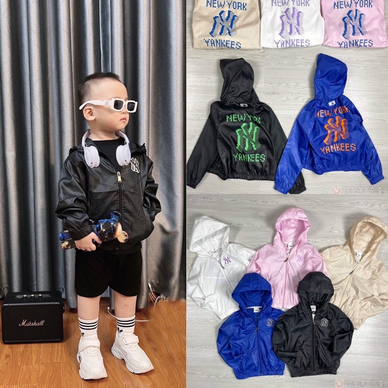 Áo khoác gió NY bé trai bé gái
