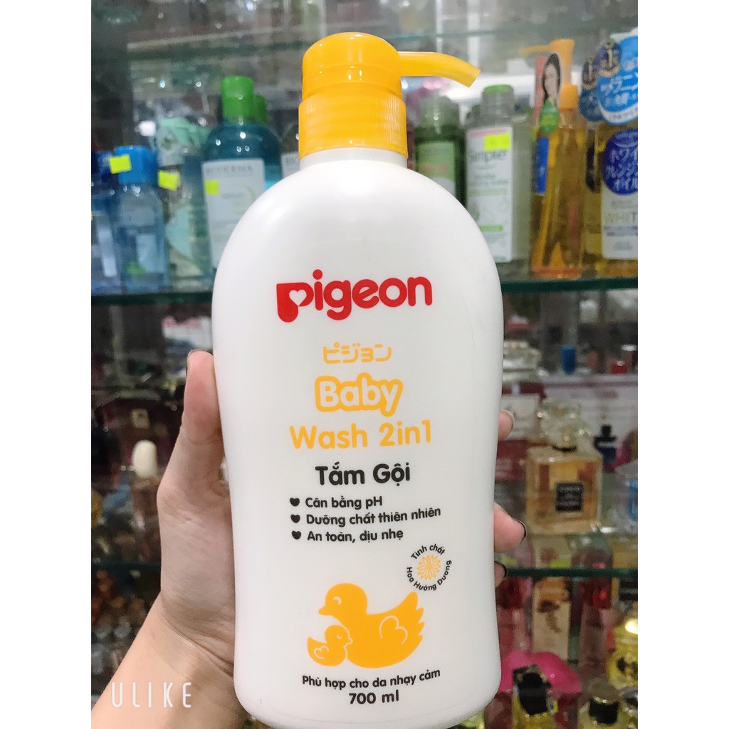 tắm gội PIGEON BEBY 700ml [ chuẩn hàng cty 100%]