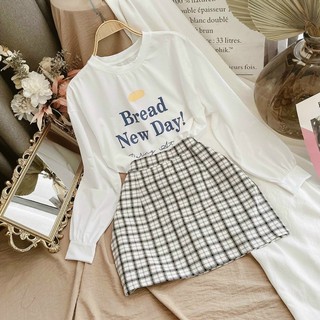 Set cv caro áo trắng
