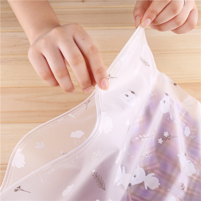 💦Túi bảo quản đồ khóa zip trong suốt