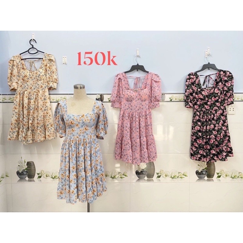 Playsuits đồ bay dạng đầm ngắn