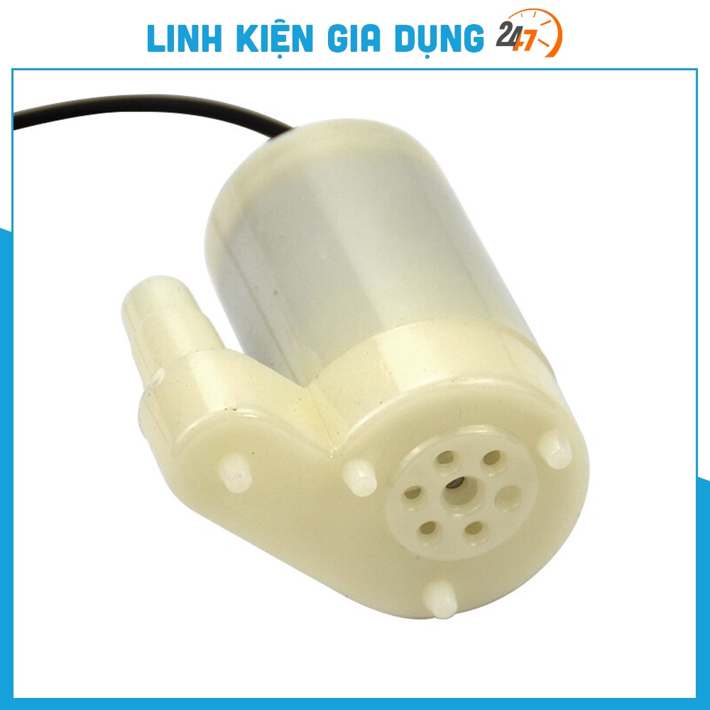 Máy bơm nước mini DC 3v-5v bơm chìm thân đứng dùng cho bể cá mini , thay thế bơm máy rót rượu