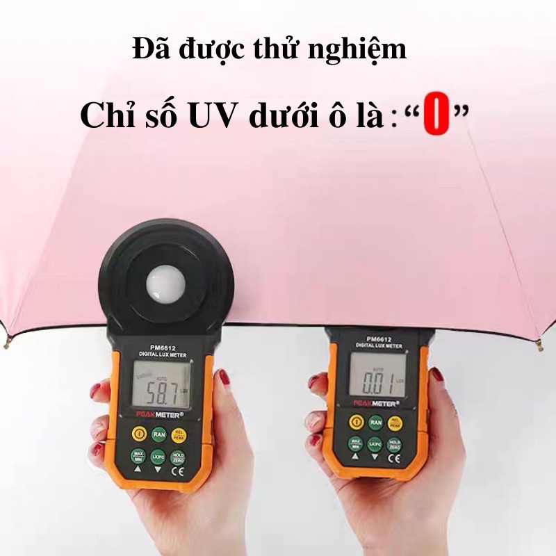 Dù Che Mưa Gấp Gọn Ô Mini Đi Nắng Ngoài Trời Chống Tia UV Moda.H