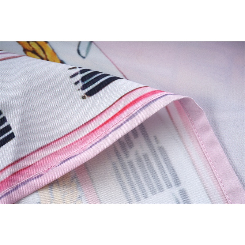 Casablan * Áo Sơ Mi Tay Dài Màu Hồng In Hình Đôi Mắt Đồ Họa Đua Xe Thoải Mái Giản Dị