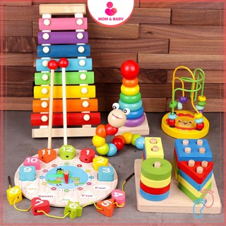 6 Món Đồ Chơi Cho Bé Bằng Gỗ Thông Minh Giáo Dục Sớm, Đồ Chơi Trí Tuệ Cho Bé