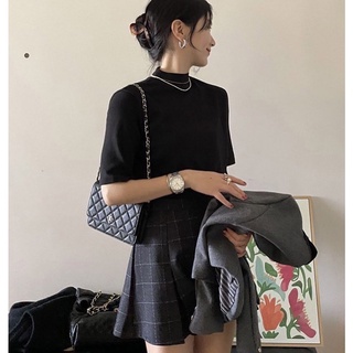 Áo trơn basic cổ 2p [ Hình thật ]