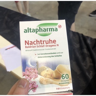 Viên Uống ALTAPHARMA Hỗ Trợ Giấc Ngủ Nachtruhe (60 Viên)