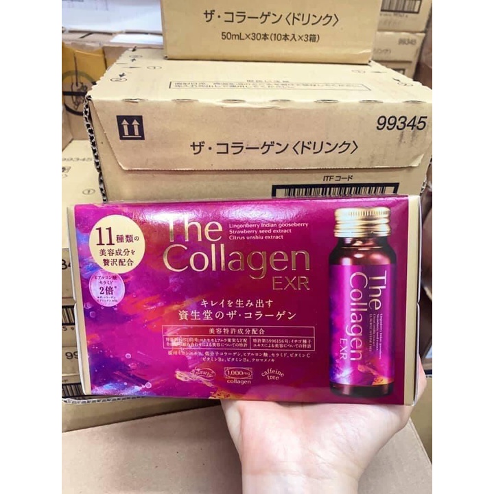 Hộp nước the collagen/EXR/Pure white trắng da Nhật bản 10 lọ | Thế Giới Skin Care