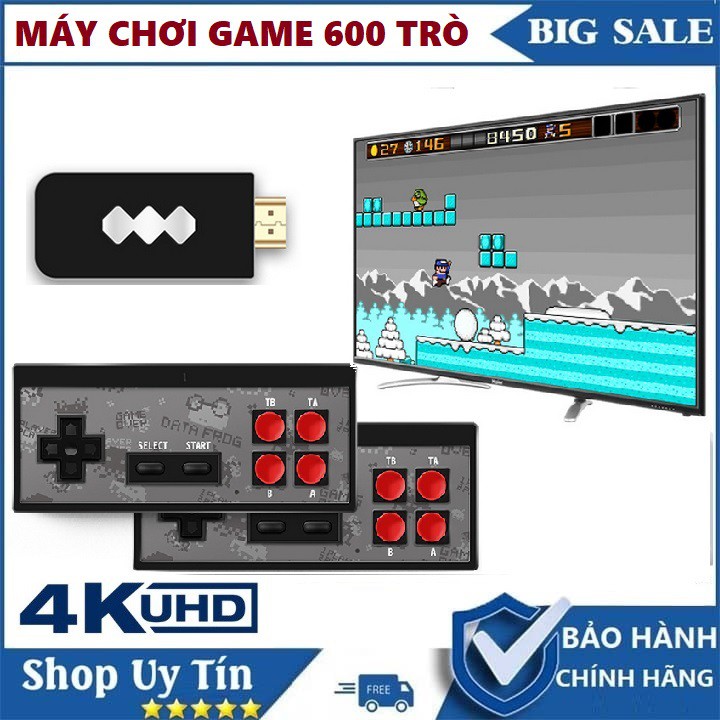 Máy Chơi Game Trò Chơi Điện Tử Cổ Điển Y2 4K HDMI Tích Hợp 600, Retro Điều Khiển Điều Khiển Máy Chơi Game Mini Không Dây