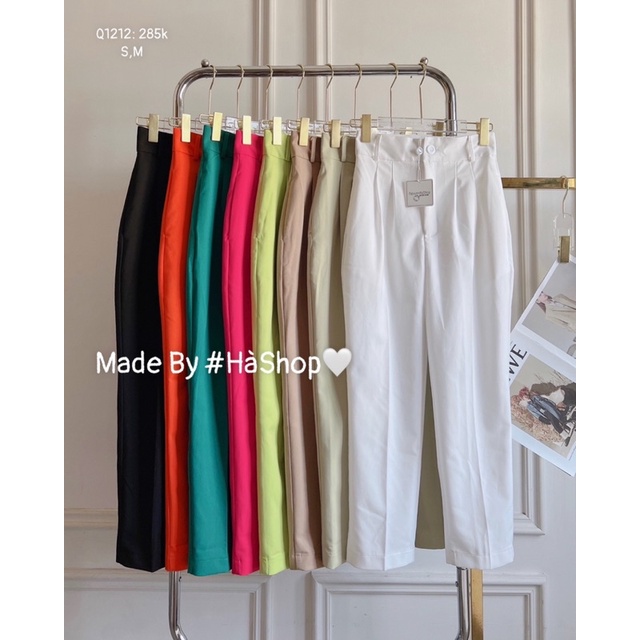 Quần tây dáng baggy 9 tấc
