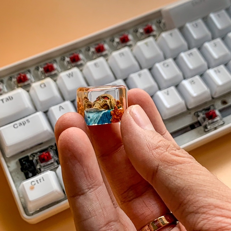 Nút bàn phím cơ máy tính - Artisan keycap - Pokemon Keycap - Resin keycaps
