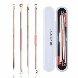 Nhíp lặn mụn sét 4 cây bằng đồng