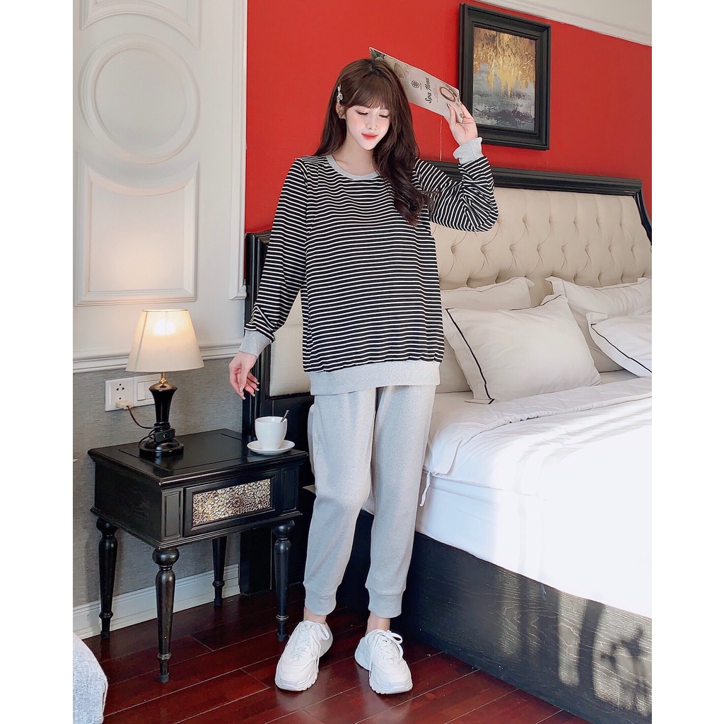 Bộ bầu và sau sinh MÙA ĐÔNG chất da cá ấm áp 𝐁𝐃𝟔𝟏