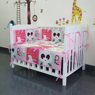 Combo nệm quây ga cho cũi 62x100cm