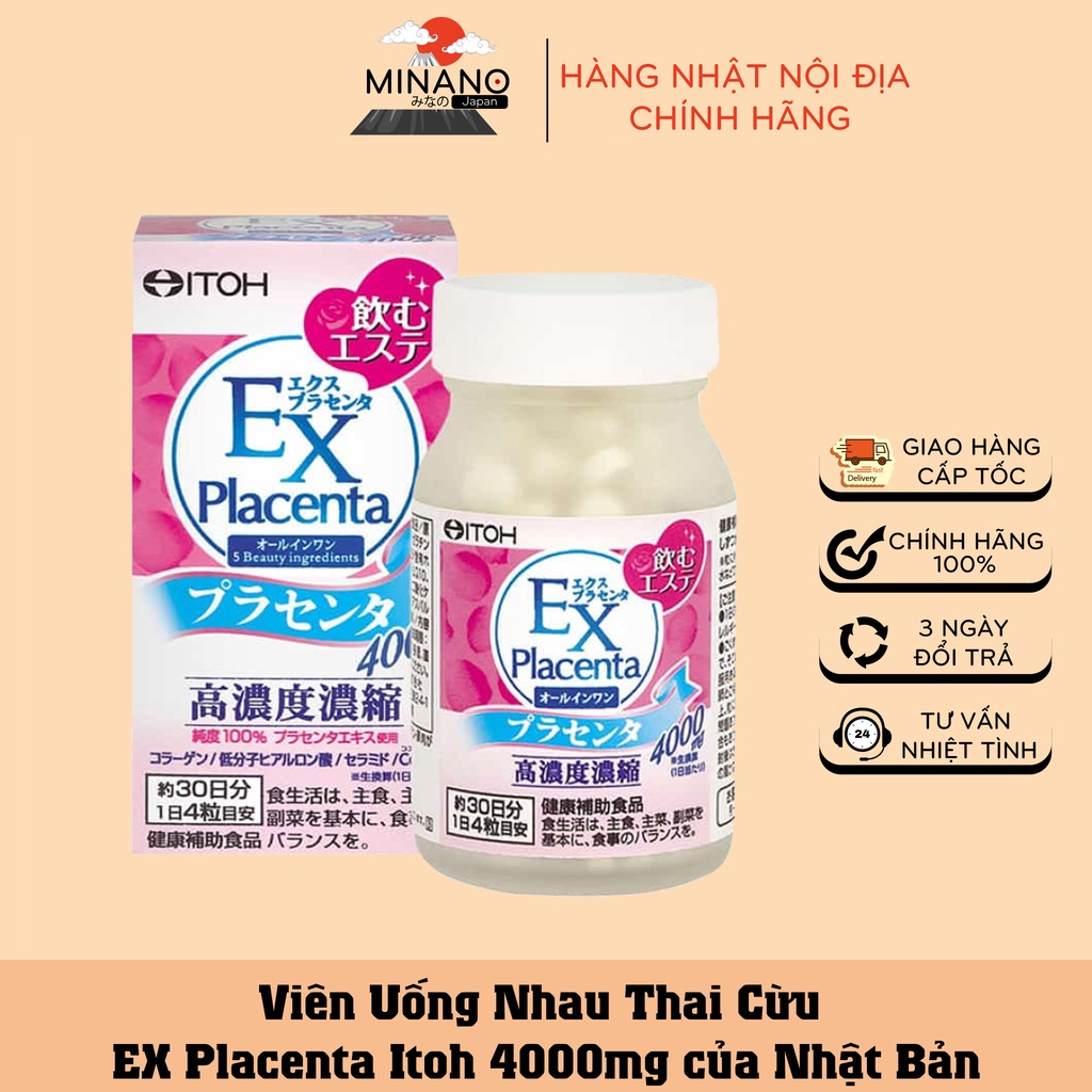 Viên Uống Nhau Thai Cừu Itoh EX Placenta