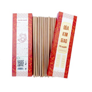 Hộp 20 đôi đũa gỗ Kim Giao món quà quý đến từ rừng Cúc Phương - NPP HS Shop Sài Gòn
