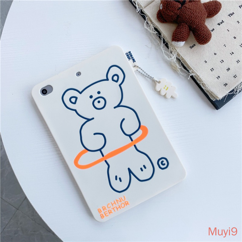 Ốp bảo vệ máy tính bảng hình gấu hoạt hình cho IPad 2018 Mini1/2/3/4/5 ipad6/ipad Air2 Ipad Pro9.7 10.3 | BigBuy360 - bigbuy360.vn