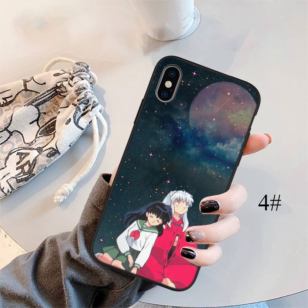 Ốp Điện Thoại Dẻo Họa Tiết Hoạt Hình Inuyasha Cho iPhone 13 12 Pro Max Mini XS Max X FO37