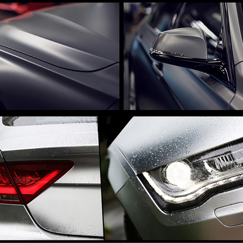 Rehoboth 10 * 100 cm Matt Electroplate Vinyl Xe Bọc Giấy Dán Tường Phim Trang Trí Chống Thấm Nước Ô Tô Xe Tải Xe Máy Dán Điện Thoại