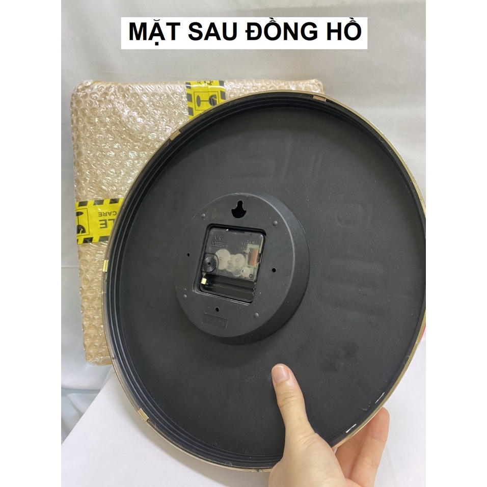 Đồng Hồ Treo Tường Kim Trôi Trang Trí Siêu Bền