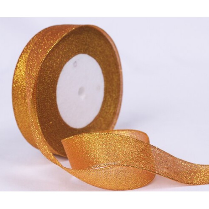 Cuộn ruy băng kim tuyến màu 1-2-4cm dài 22m