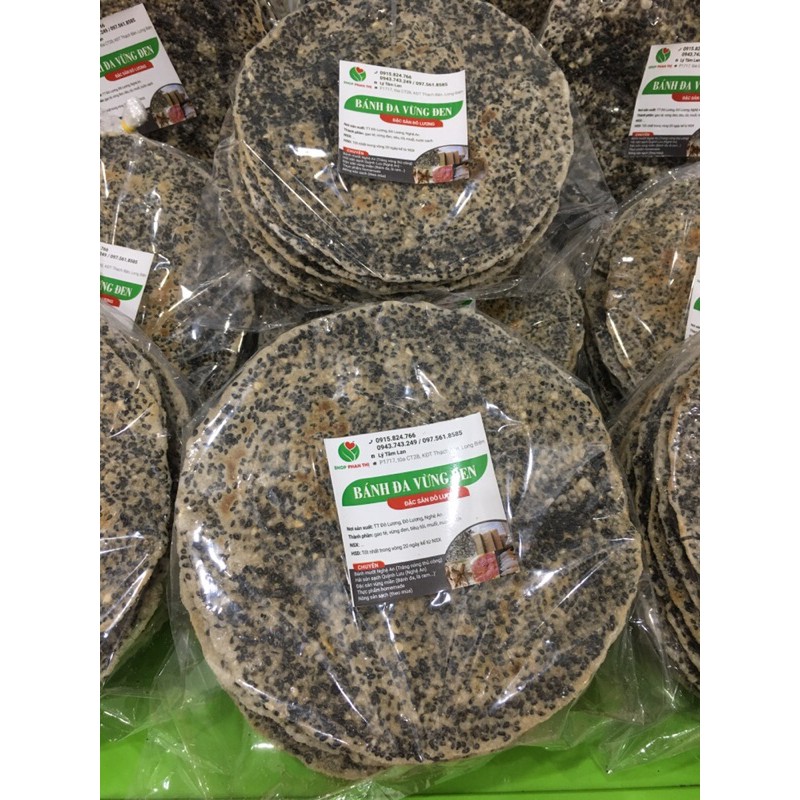 Set 50c bánh đa vừng đen , đặc sản Đô Lương Nghệ An