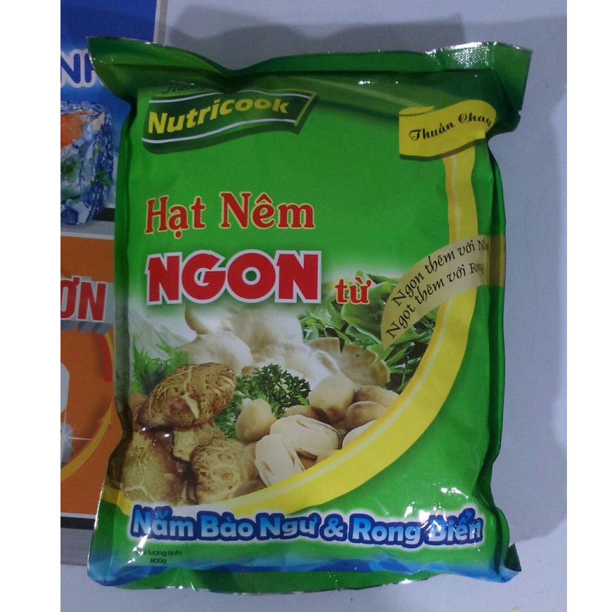 Hạt nêm Ngon từ nấm bào ngư và rong biển 800g