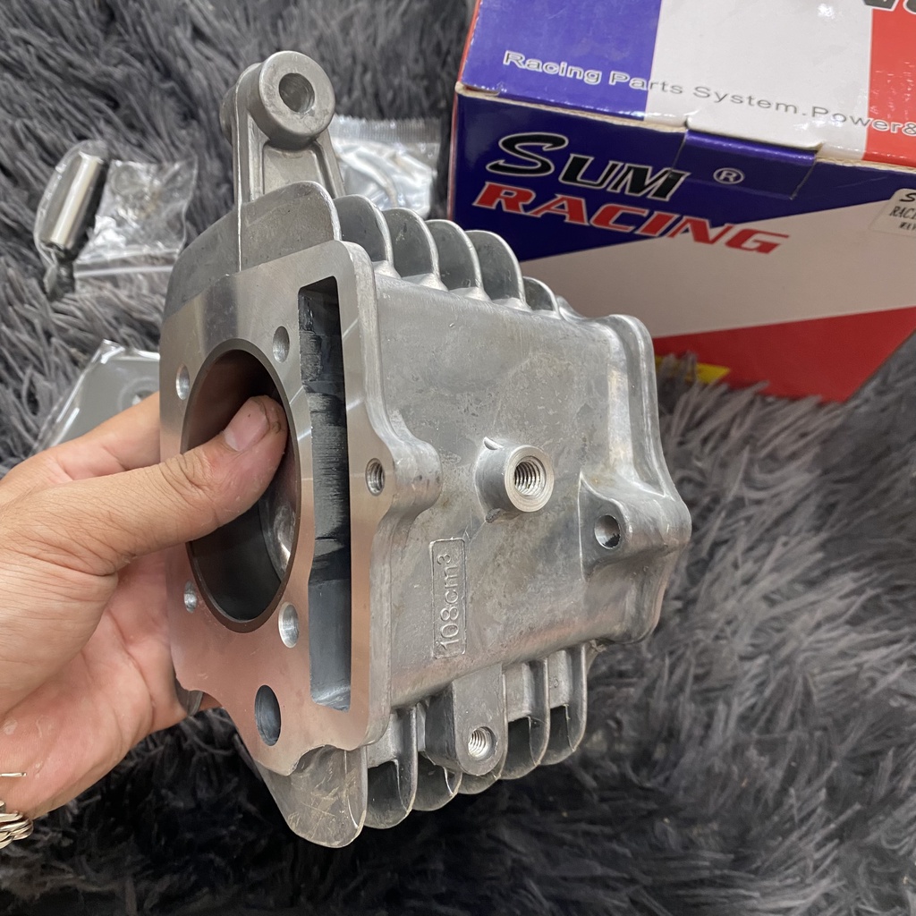 Lòng Wave Dream Trái 62 ful Piston bạc ắc ron SUM Racing